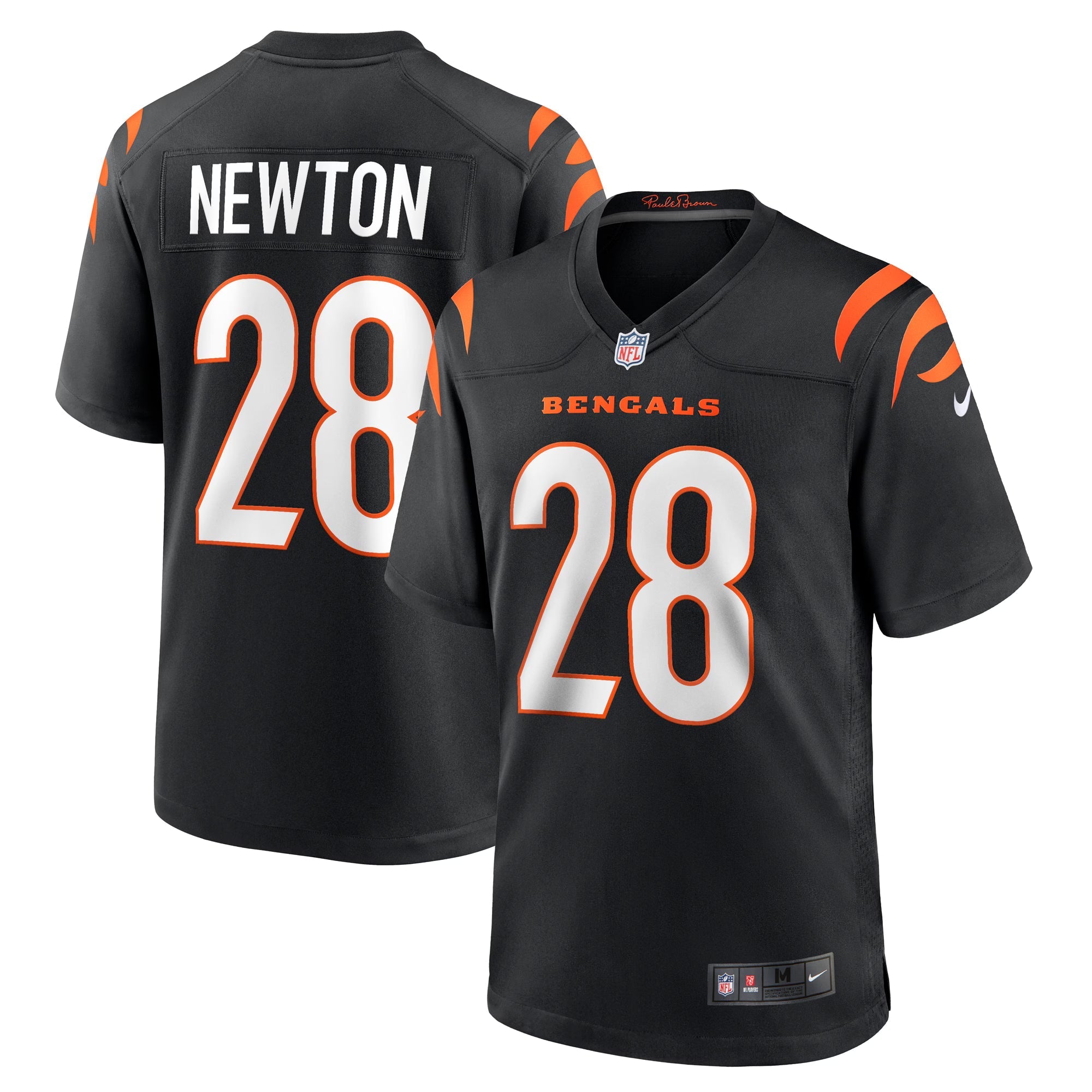 Cincinnati Bengals Josh Newton Black Game Jersey