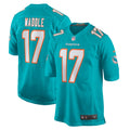 Miami Dolphins Jaylen Waddle Aqua Game Player Jersey