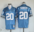 Men's Detroit Lions Barry Sanders Blue Legacy Replica Jersey1