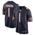 Chicago Bears Jaylon Johnson Navy Game Jersey