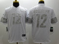 Men's Pittsburgh Steelers Terry Bradshaw #12 White Game jersey