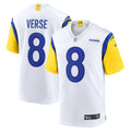 Los Angeles Rams Jared Verse White Game Jersey