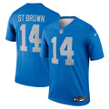 Detroit Lions Amon-Ra St. Brown Blue Legend Player Performance Top