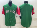 Men's 2023 World Baseball Classic Mexico Green/Red Blank jersey