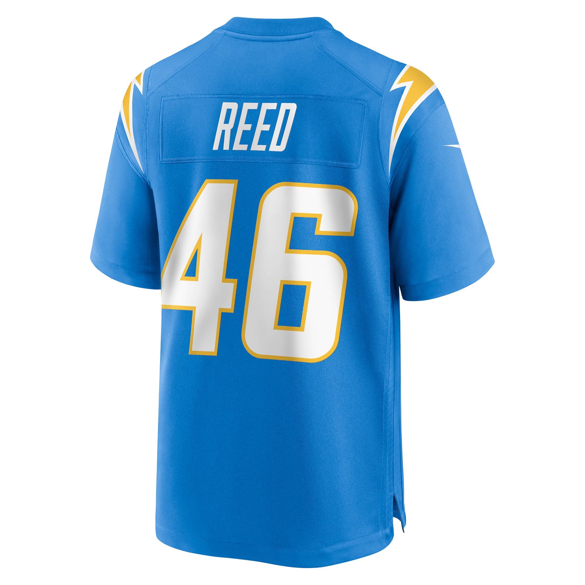Los Angeles Chargers Nikko Reed Powder Blue Team Game Jersey