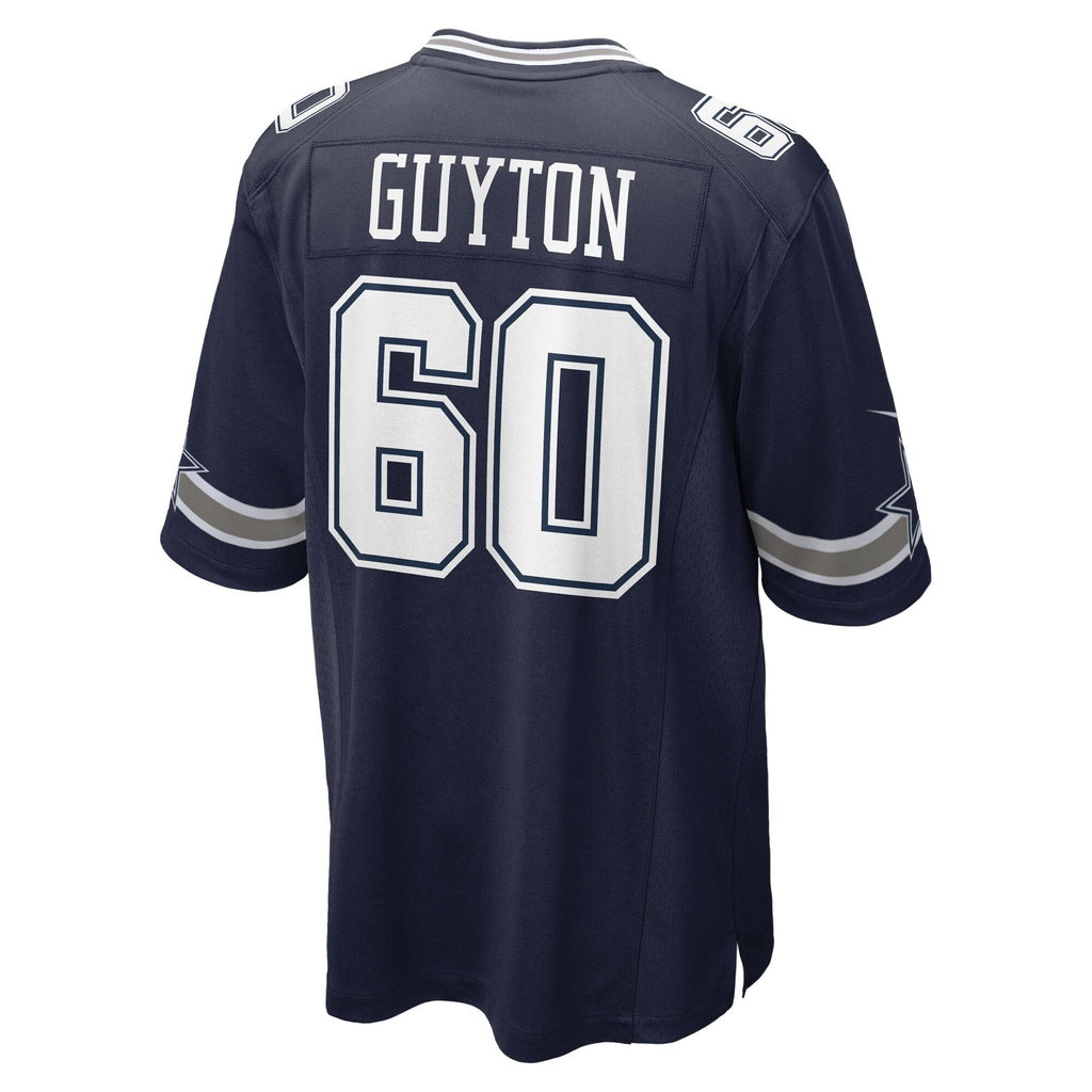 Tyler Guyton Dallas Cowboys Nike 2024 NFL Draft First Round Pick   Game Jersey - Navy