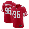 San Francisco 49ers Jordan Jefferson Scarlet Team Game Jersey