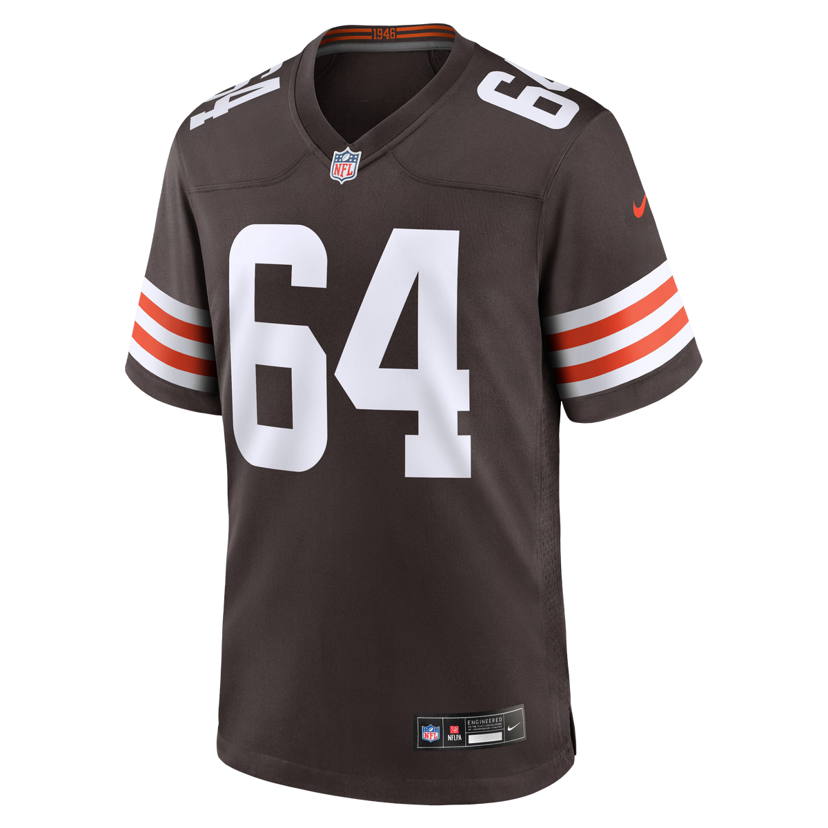 Cleveland Browns Thayer Munford Brown Team Game Jersey