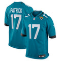 Jacksonville Jaguars Tim Patrick Teal Team Game Jersey