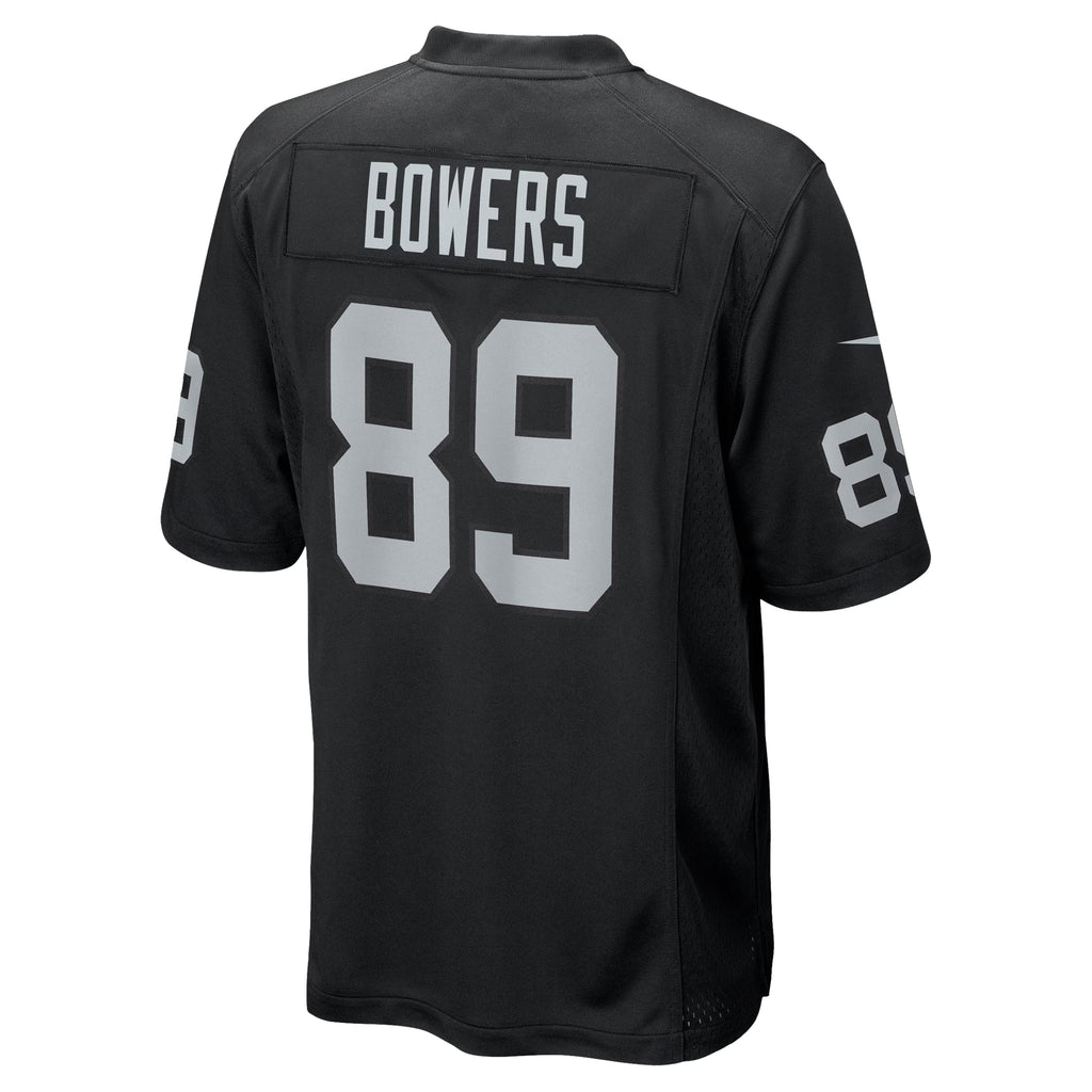 Las Vegas Raiders Brock Bowers Black Player Game Jersey