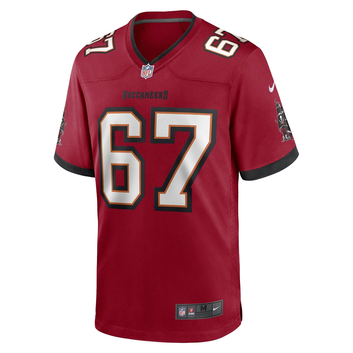Tampa Bay Buccaneers Luke Goedeke Red Game Player Jersey