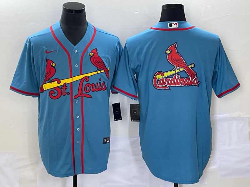 Men's St. Louis Cardinals Light Blue Alternate Replica Team jersey