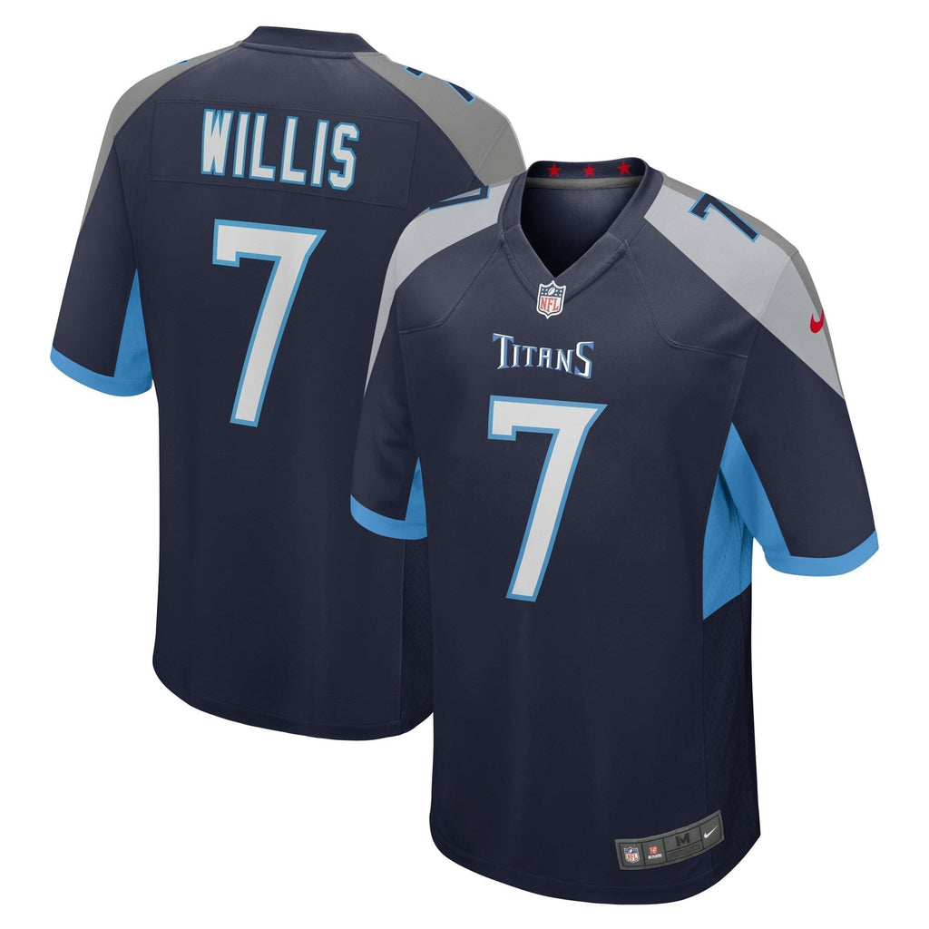 Malik Willis Tennessee Titans Nike   Game Jersey - Navy