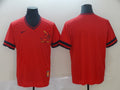 Men's St. Louis Cardinals Red Blank Replica Team jersey