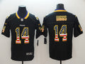 Men's Minnesota Vikings Stefon Diggs #14 Black Game Player jersey