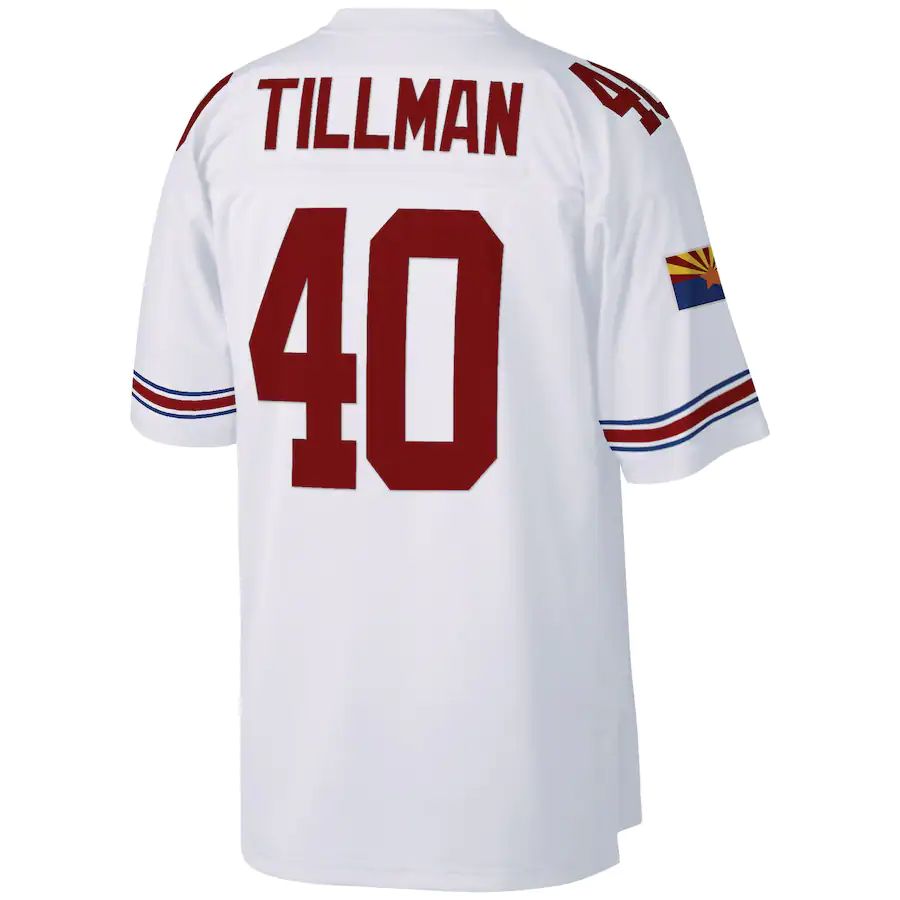 A.Cardinals #40 Pat Tillman White Big & Tall 2000 Retired Player Replica Jersey Stitched American Football Jerseys