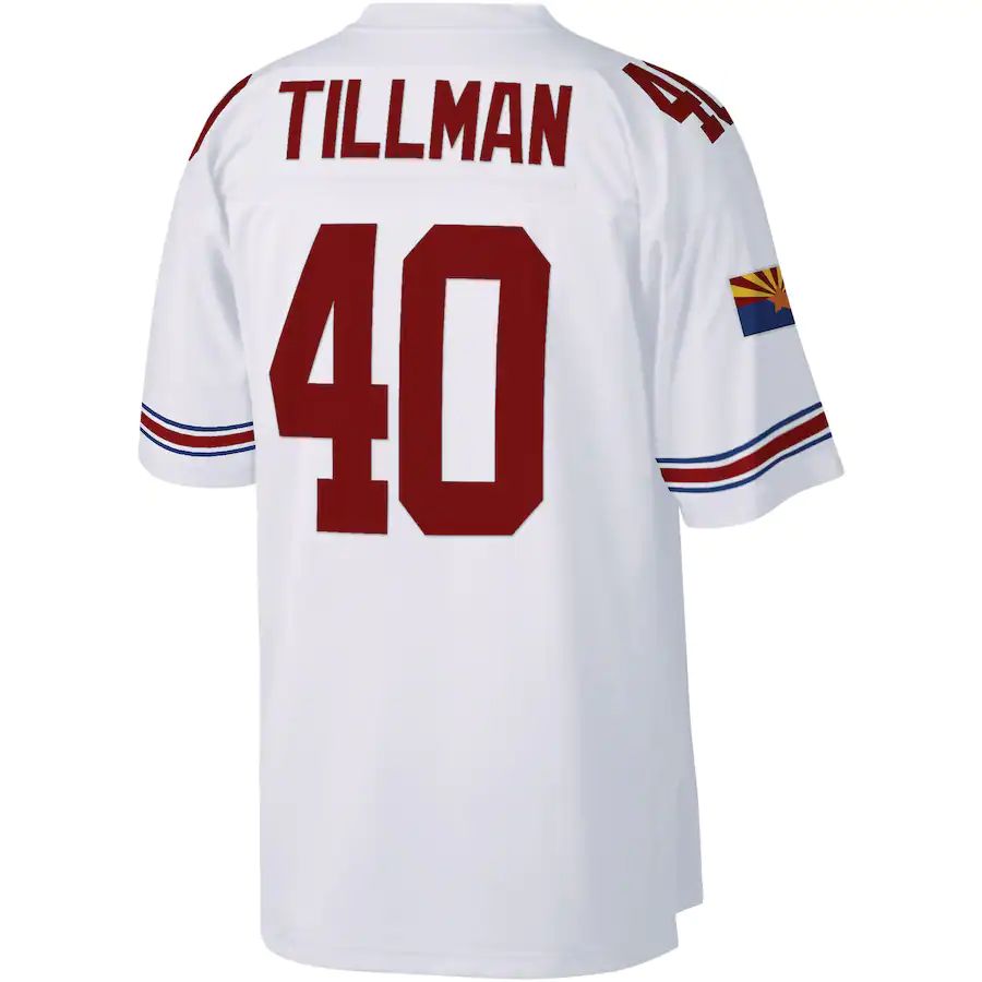 A.Cardinals #40 Pat Tillman White Legacy Replica Jersey Stitched American Football Jerseys