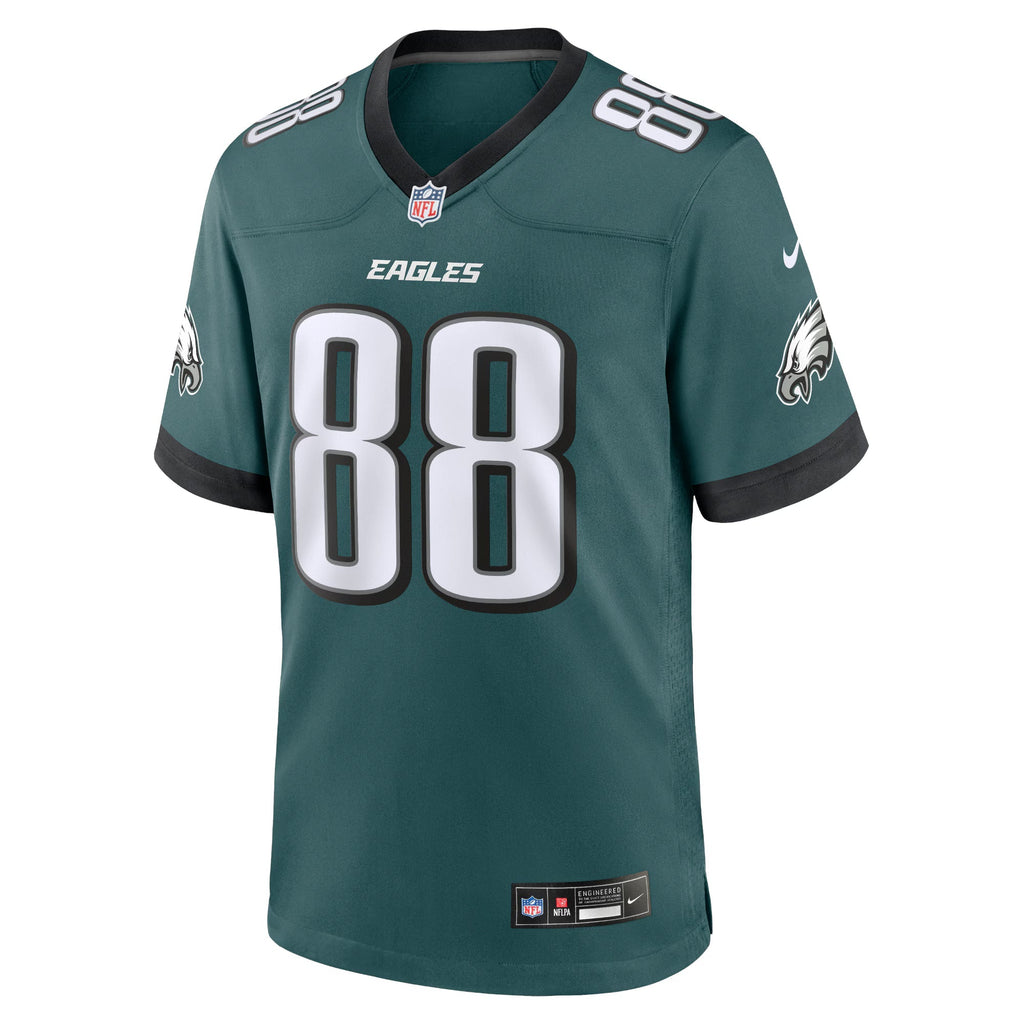 Philadelphia Eagles Dallas Goedert Midnight Green Team Game Jersey