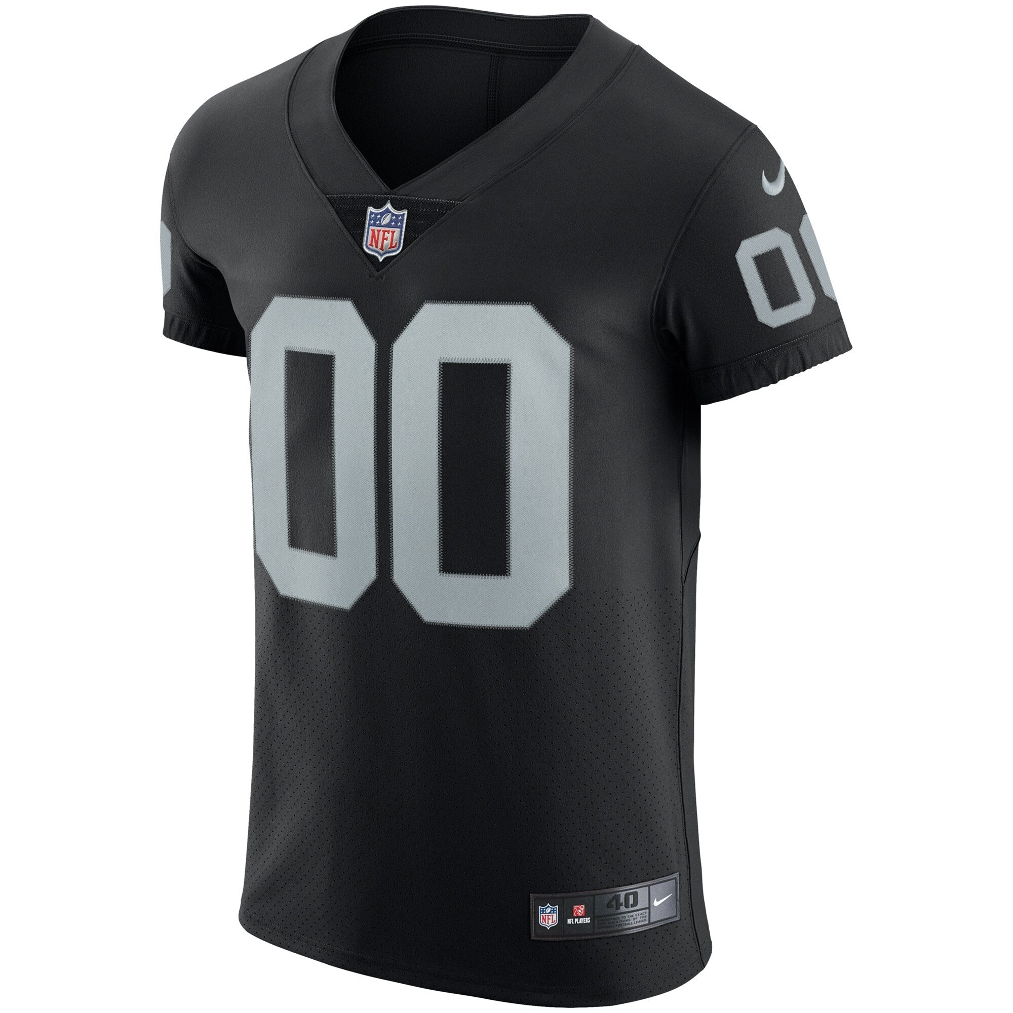 Las Vegas Raiders Black Vapor Untouchable Custom Elite Jersey