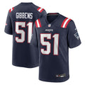 New England Patriots Jack Gibbens Navy Team Game Jersey