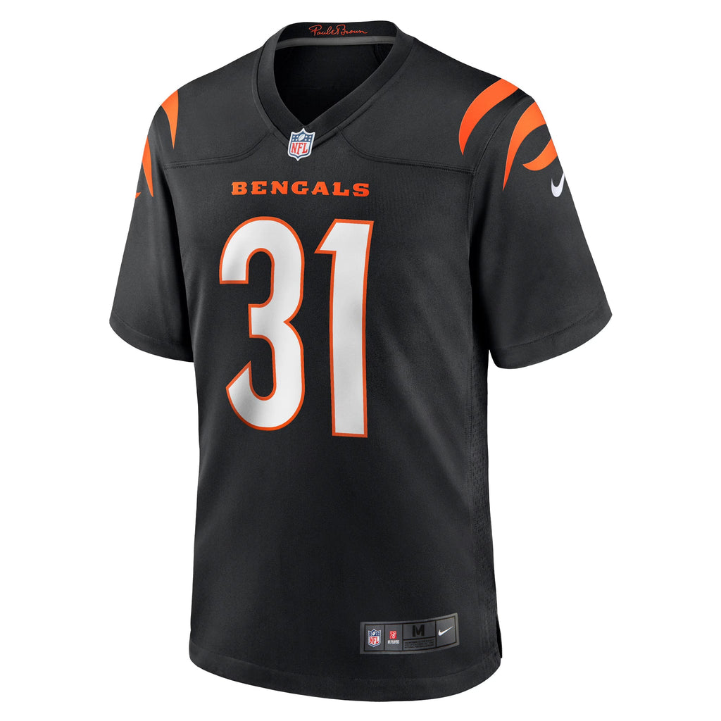 Cincinnati Bengals Ickey Woods Black Retired Player Game Jersey