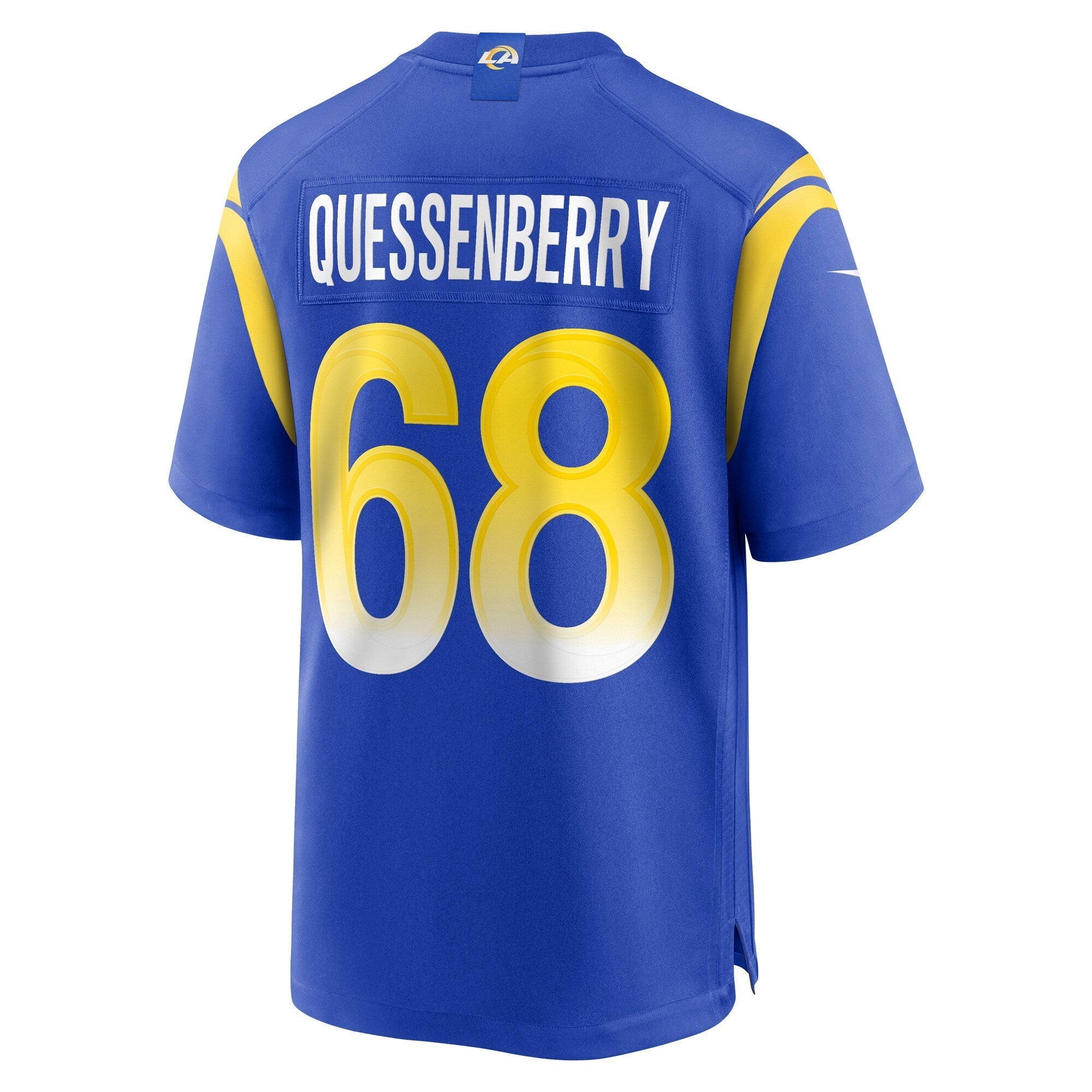 Los Angeles Rams David Quessenberry Royal Team Game Jersey