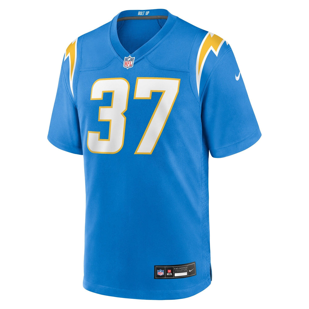 Los Angeles Chargers Isas Waxter Powder Blue Team Game Jersey