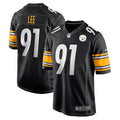 Pittsburgh Steelers Logan Lee Black Game Jersey
