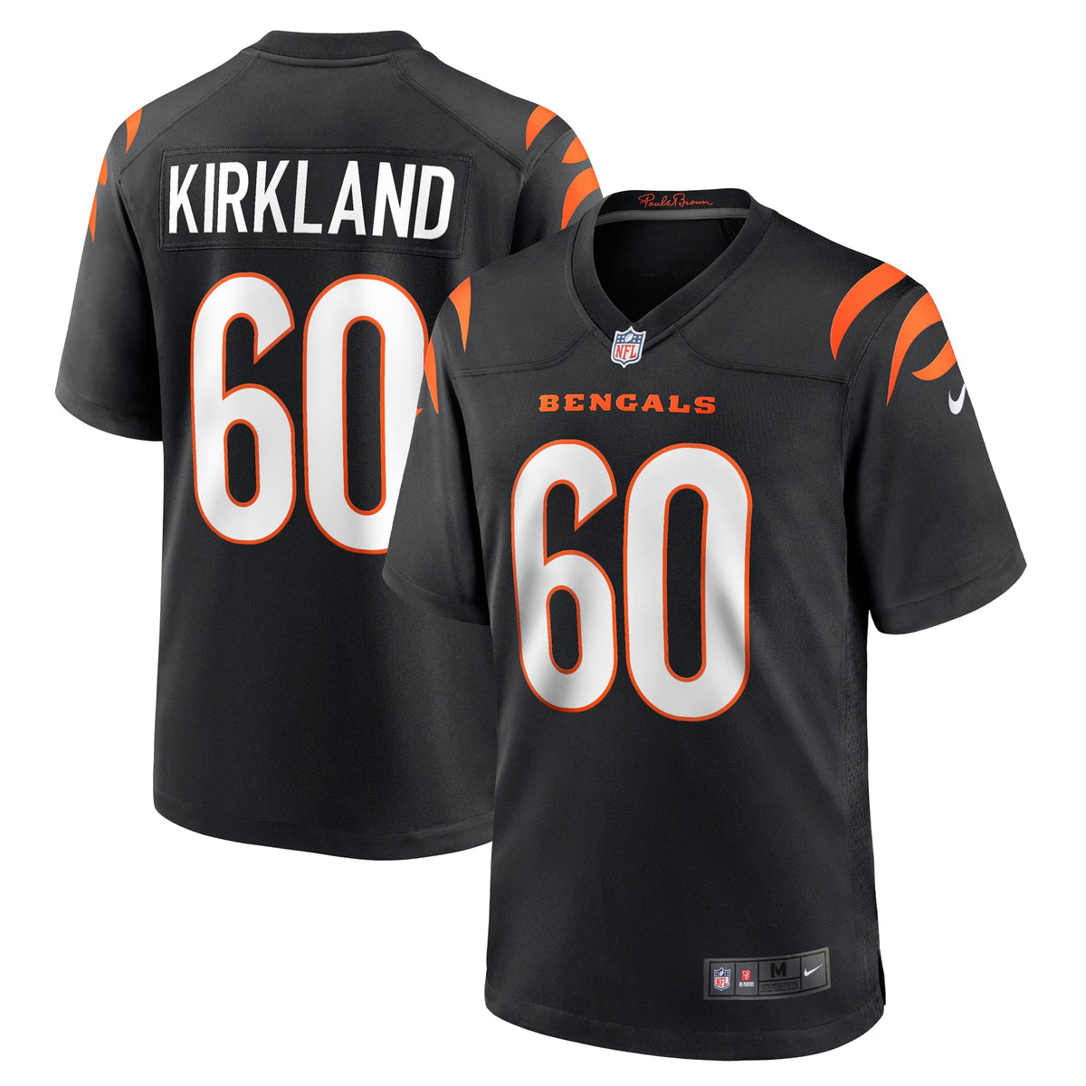 Cincinnati Bengals Jaxson Kirkland Black Team Game Jersey