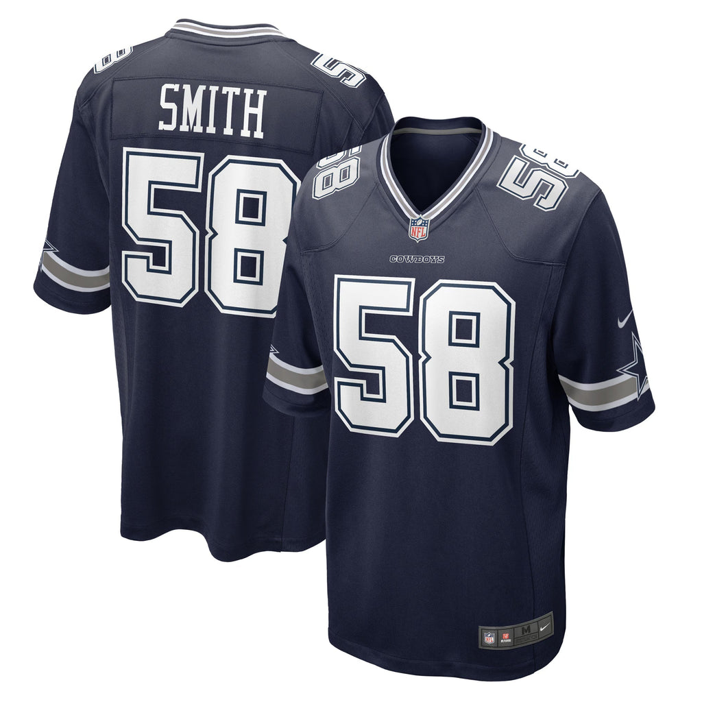 Dallas Cowboys Mazi Smith Navy Game Jersey