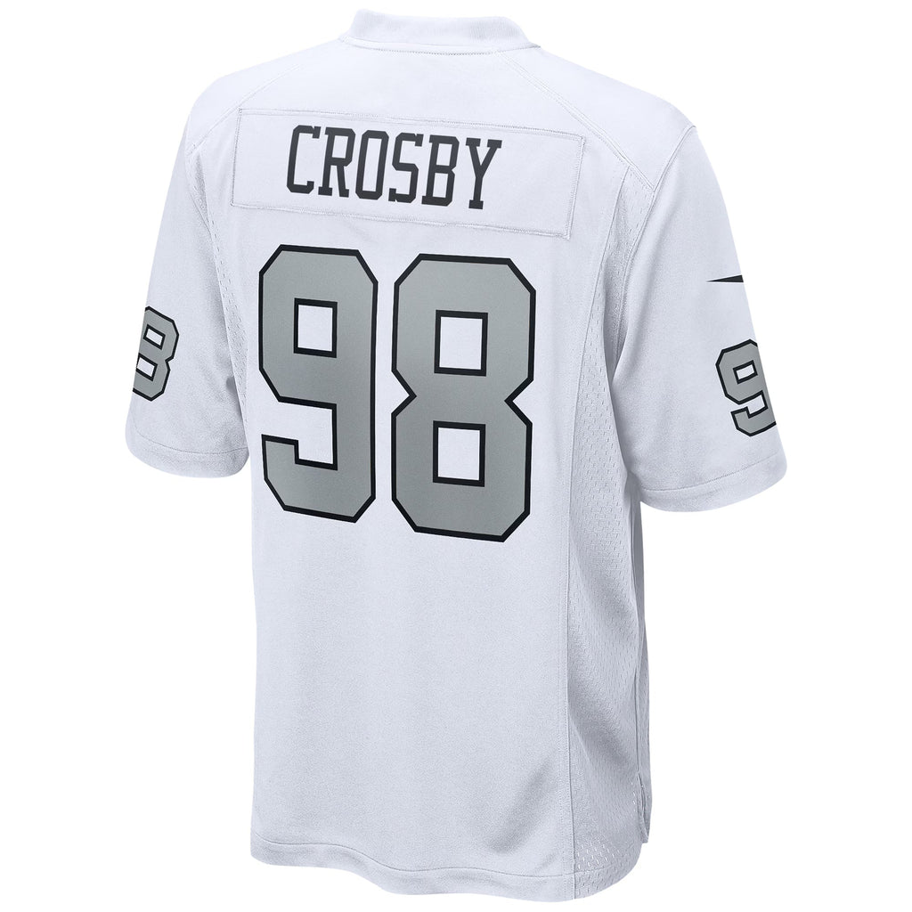 Las Vegas Raiders Maxx Crosby White Alternate Game Jersey