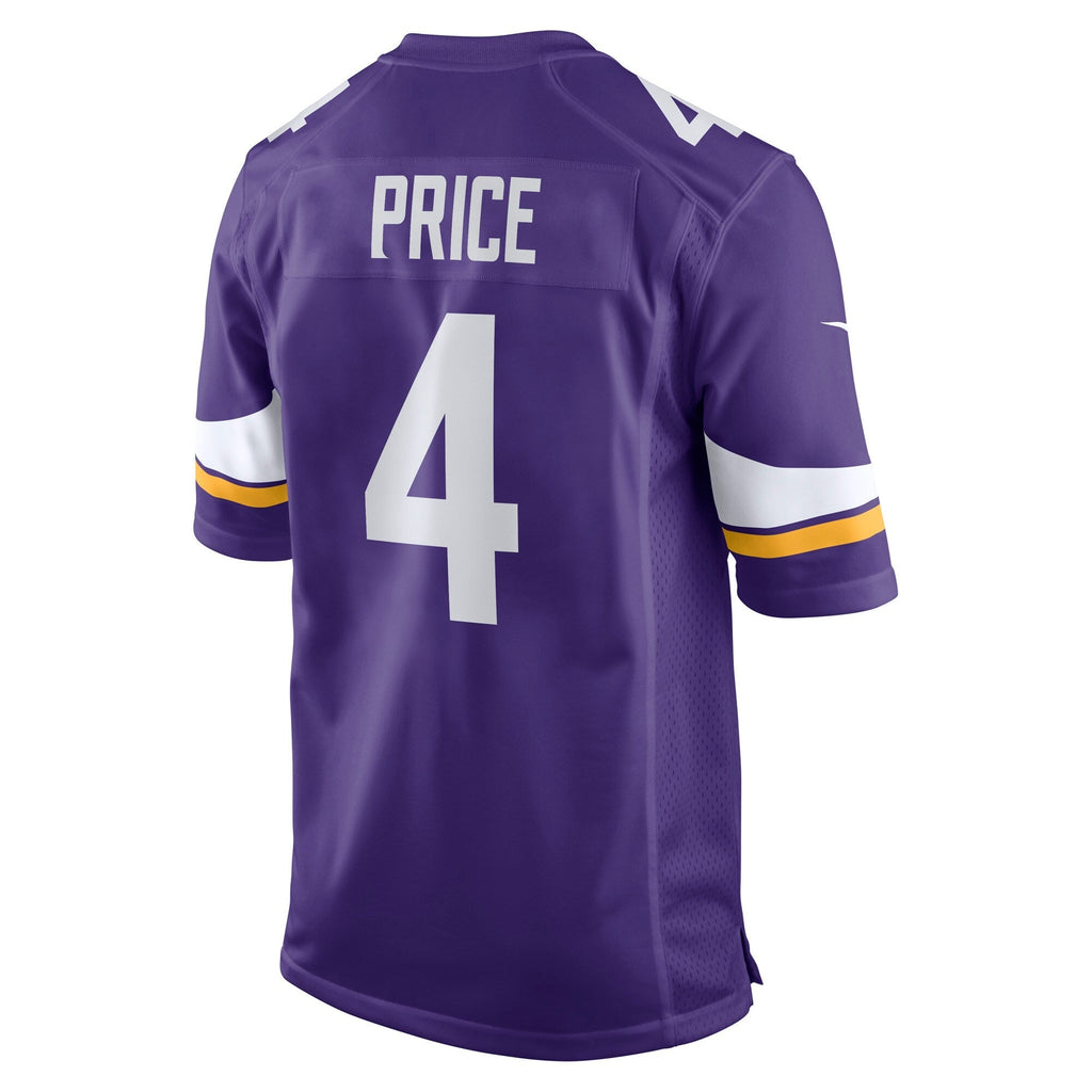 Minnesota Vikings Myles Price Purple Team Game Jersey