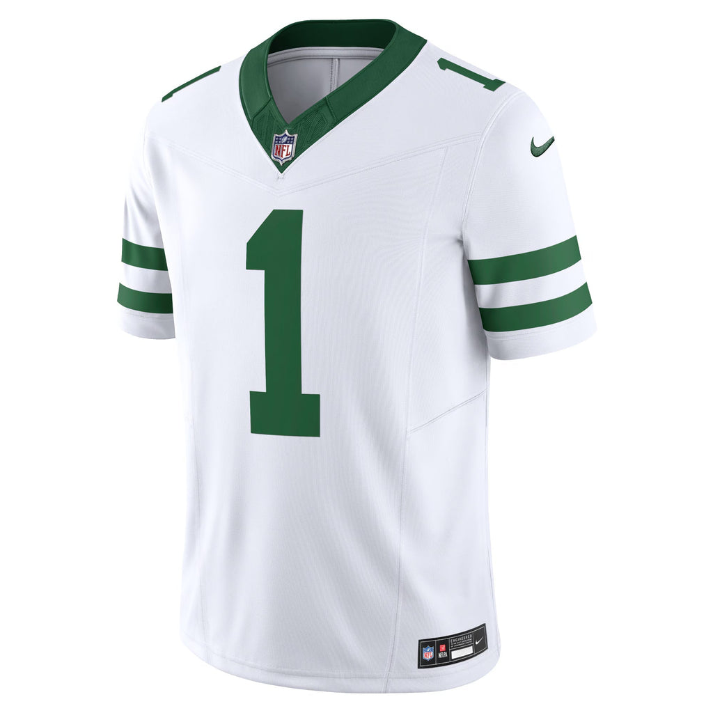 New York Jets Ahmad Sauce Gardner Legacy White Vapor F.U.S.E. Limited Jersey