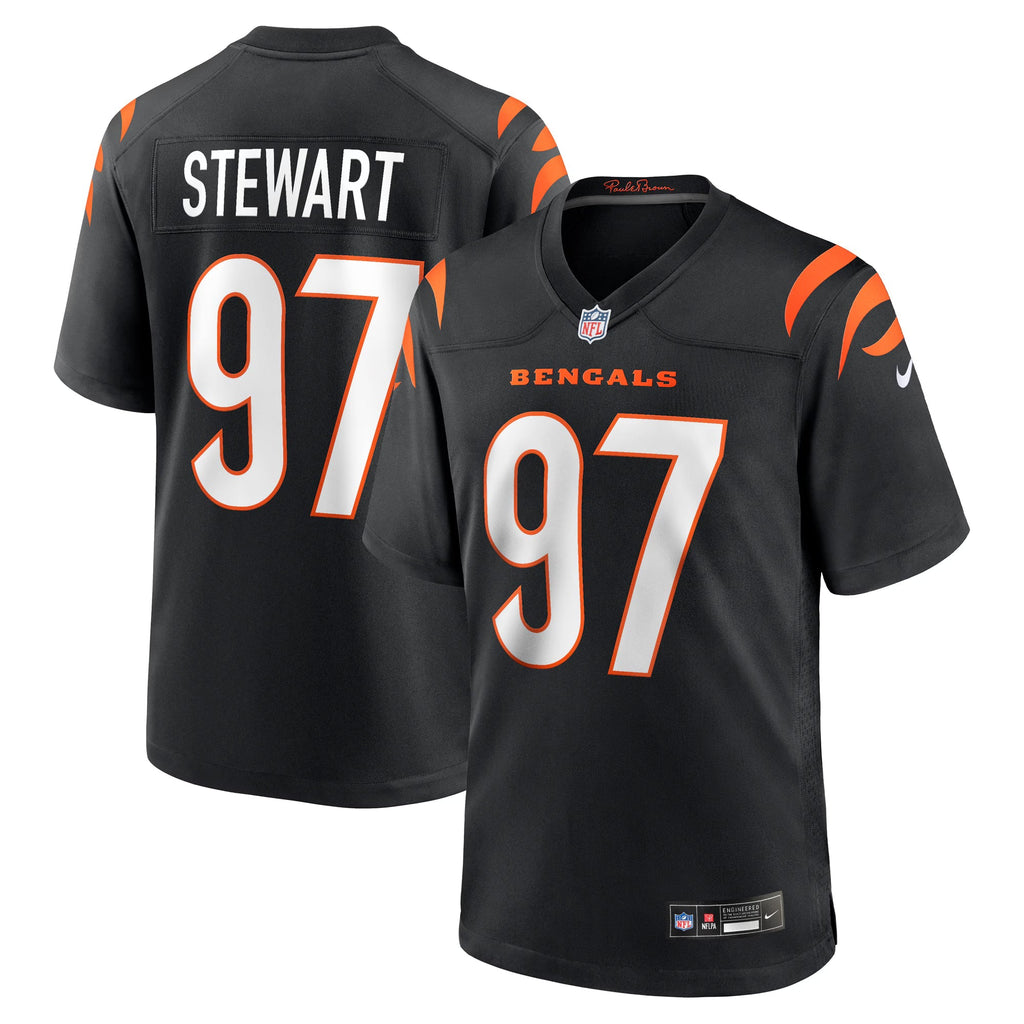 Cincinnati Bengals Shemar Stewart Black Team Game Jersey
