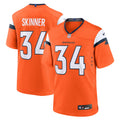 Denver Broncos JL Skinner Orange Team Game Jersey