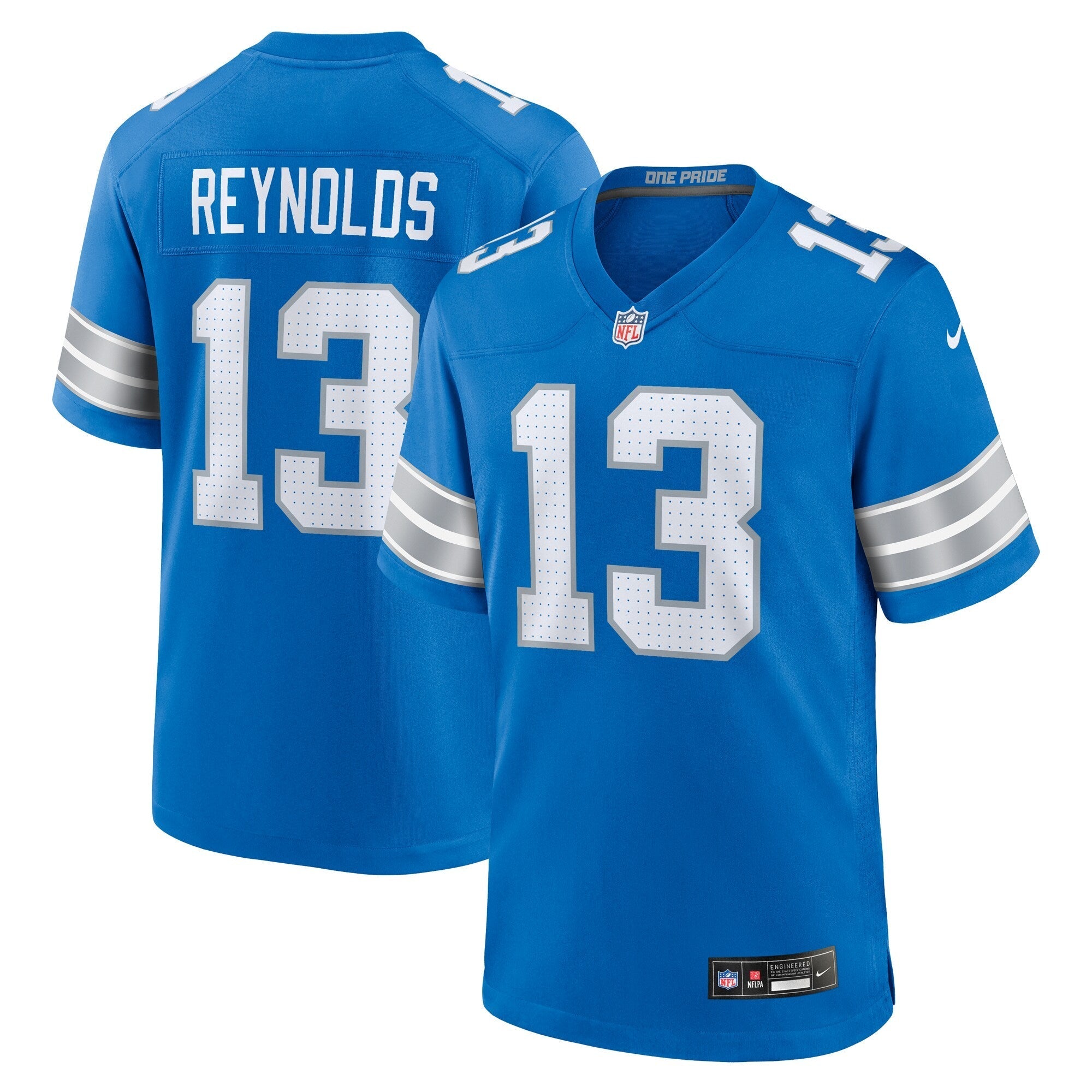 Detroit Lions Craig Reynolds Blue Team Game Jersey