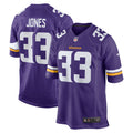 Minnesota Vikings Aaron Jones Purple Game Player Jersey