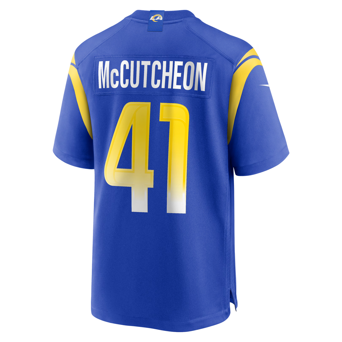 Los Angeles Rams Cameron McCutcheon Royal Game Jersey