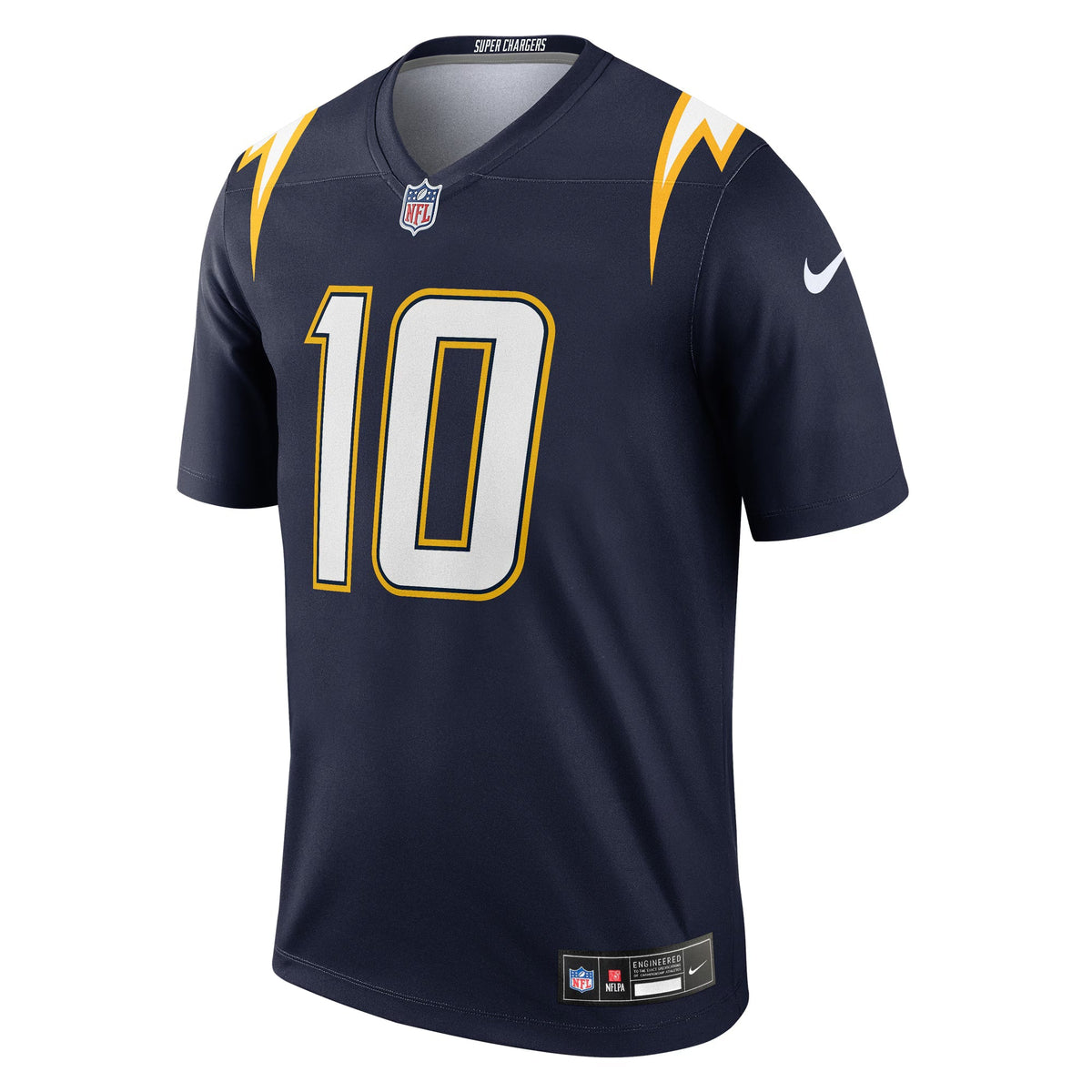 Los Angeles Chargers Justin Herbert Navy Alternate Super Chargers Legend Player Performance Top