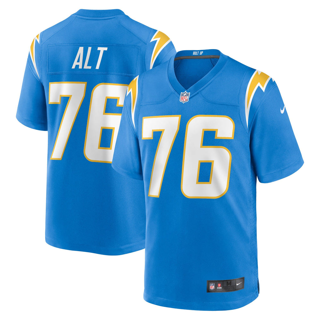 Los Angeles Chargers Joe Alt Powder Blue Player Game Jersey