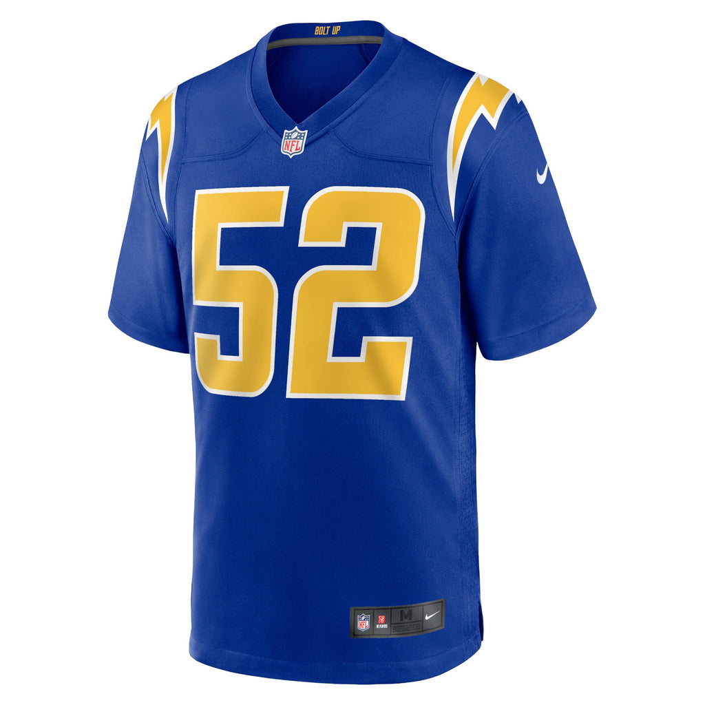 Los Angeles Chargers Khalil Mack Royal Alternate Game Jersey