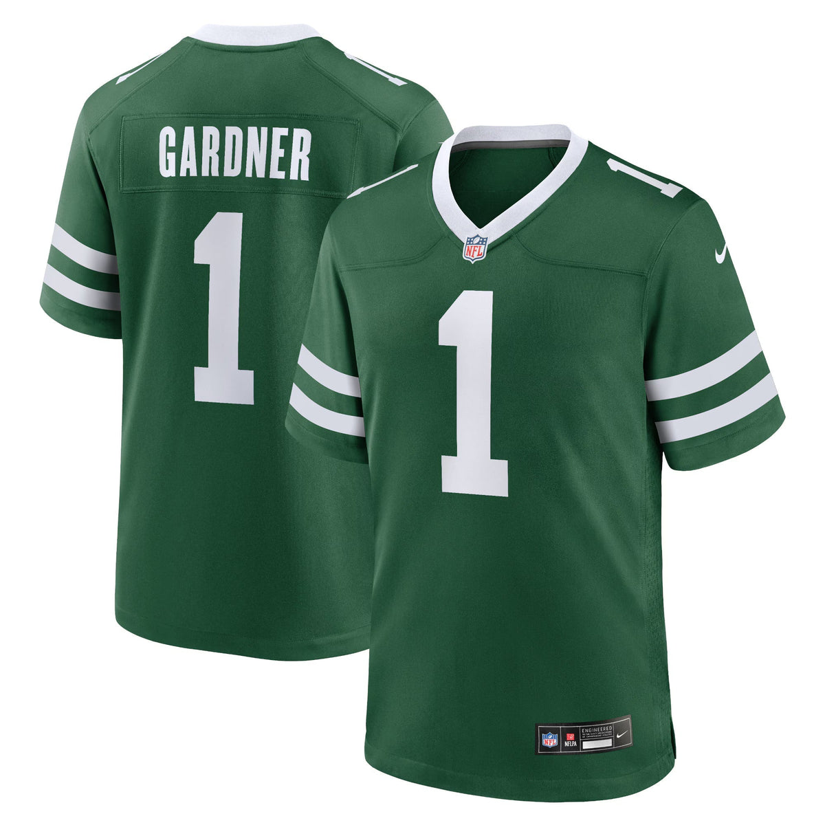New York Jets Ahmad Sauce Gardner Legacy Green Game Jersey
