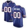 Buffalo Bills Royal Custom Game Jersey