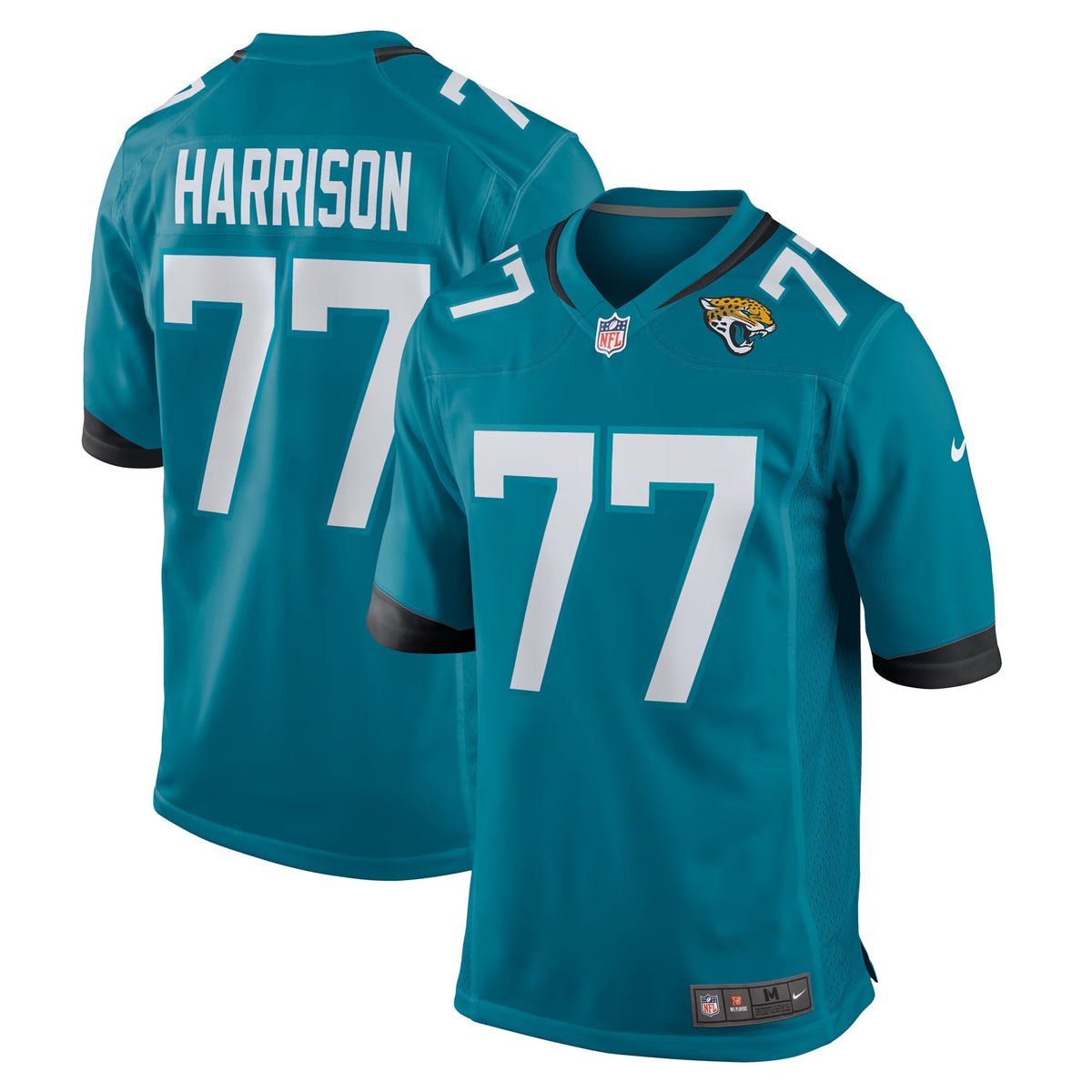 Jacksonville Jaguars Anton Harrison Teal Game Jersey