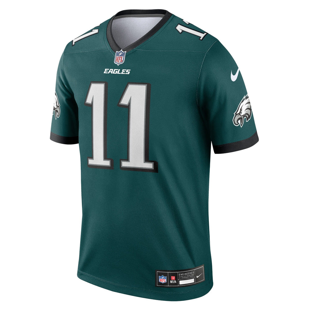 Philadelphia Eagles A.J. Brown Green Legend Player Performance Top