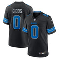 Detroit Lions Jahmyr Gibbs Black 2nd Alternate Game Player Jersey