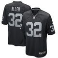 Las Vegas Raiders Marcus Allen Black Game Retired Player Jersey
