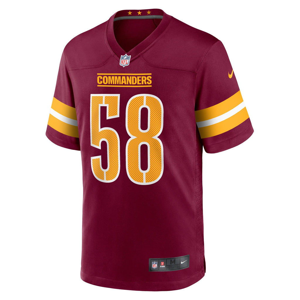 Washington Commanders Jordan Magee Burgundy Game Jersey