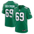Philadelphia Eagles Landon Dickerson Kelly Green Alternate Game Jersey
