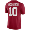 A.Crimson Tide #10 AJ McCarron Game Jersey Crimson Stitched American College Jerseys